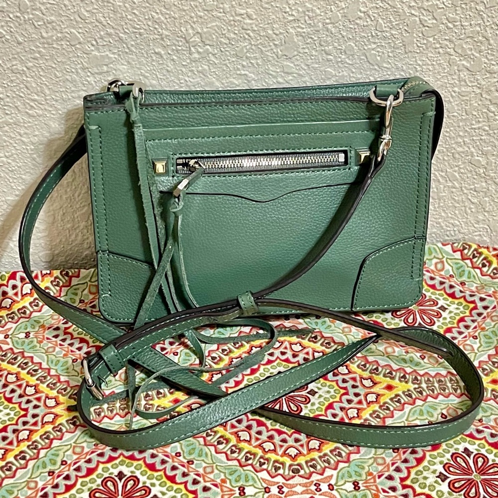 REBECCA MINKOFF Leather Regan Zip Crossbody Bag